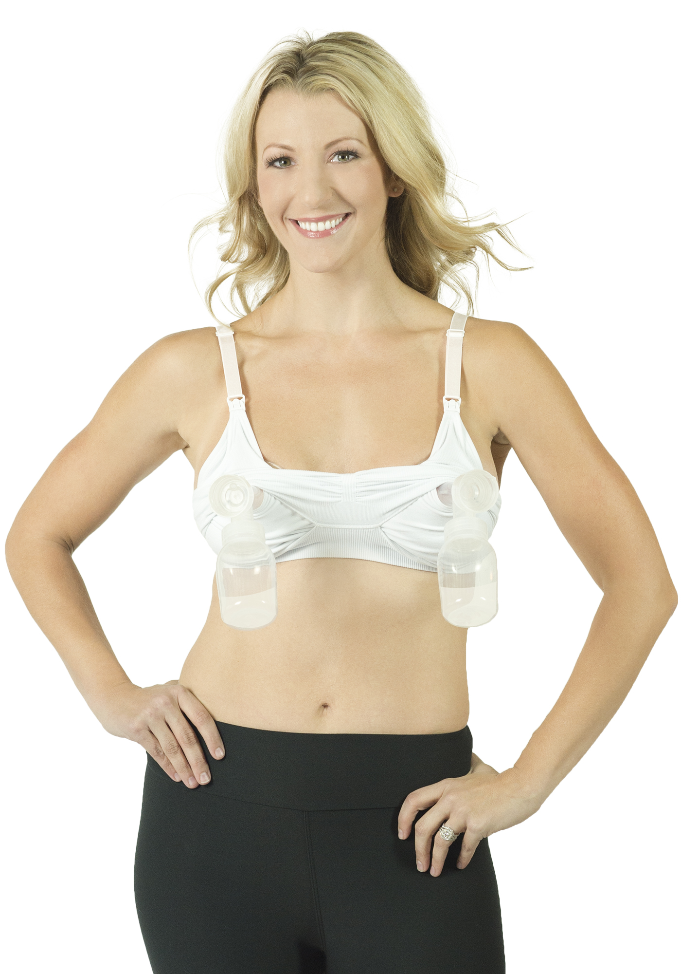 Rumina Classic Crossover Hands-Free Pump&Nurse™ Bra with Adjustable Back Clasp 
